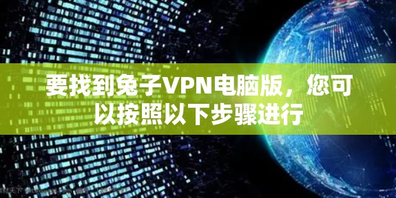 要找到兔子VPN电脑版，您可以按照以下步骤进行