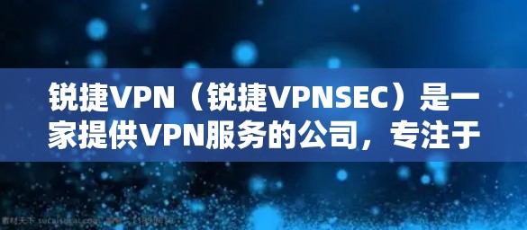锐捷VPN（锐捷VPNSEC）是一家提供VPN服务的公司，专注于提供IPsec和VPN功能，帮助用户保护数据安全。如果您有上网问题，可以尝试以下步骤