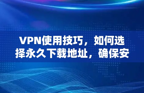 VPN使用技巧，如何选择永久下载地址，确保安全可靠