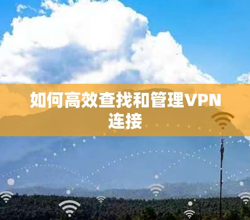 如何高效查找和管理VPN连接
