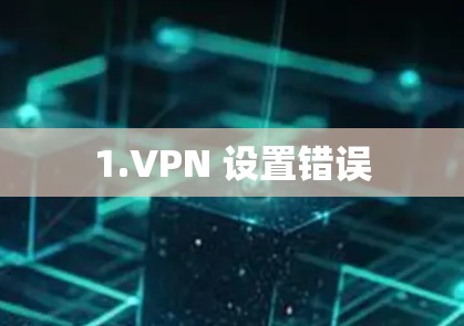 1.VPN 设置错误