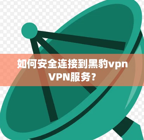 如何安全连接到黑豹vpnVPN服务？