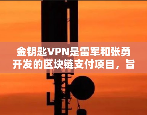 金钥匙VPN是雷军和张勇开发的区块链支付项目，旨在为用户提供加密货币支付服务。以下是详细的说明
