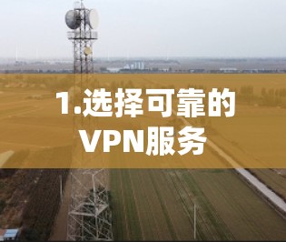 1.选择可靠的VPN服务