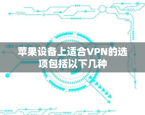 苹果设备上适合VPN的选项包括以下几种