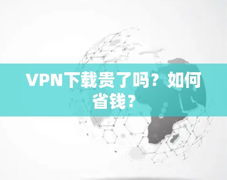VPN下载贵了吗？如何省钱？