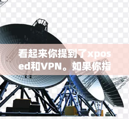 看起来你提到了xposed和VPN。如果你指的是某个特定的软件或工具，或者想了解如何使用VPN，我会尽力帮助你