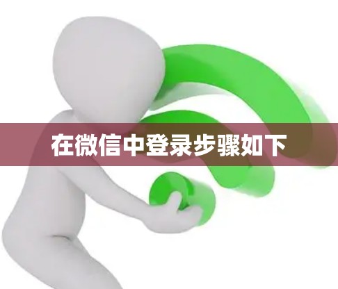 在微信中登录步骤如下