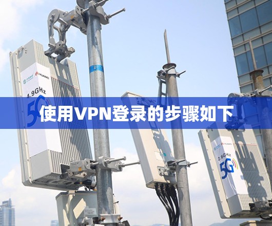 使用VPN登录的步骤如下