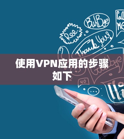 使用VPN应用的步骤如下