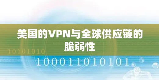 美国的VPN与全球供应链的脆弱性