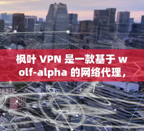 枫叶 VPN 是一款基于 wolf-alpha 的网络代理，专为需要高安全性和严格控制网络访问的用户设计的。以下是关于枫叶 VPN 的详细信息