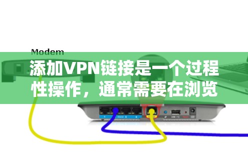 添加VPN链接是一个过程性操作，通常需要在浏览器中进行。以下是详细的步骤指南