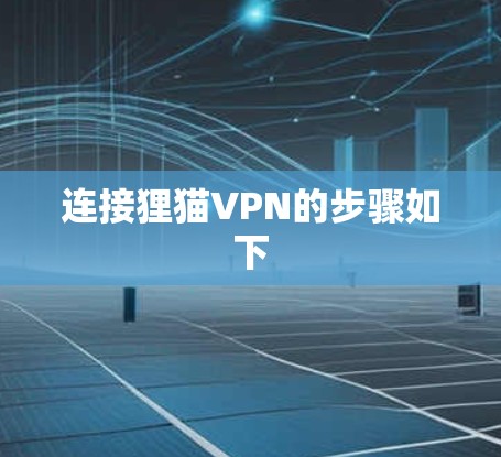 连接狸猫VPN的步骤如下