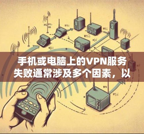 手机或电脑上的VPN服务失败通常涉及多个因素，以下是一些常见原因及解决方法