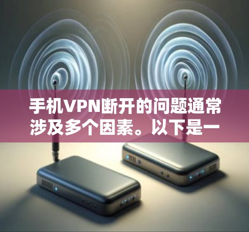 手机VPN断开的问题通常涉及多个因素。以下是一些可能的解决步骤