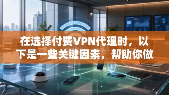在选择付费VPN代理时，以下是一些关键因素，帮助你做出明智的决定