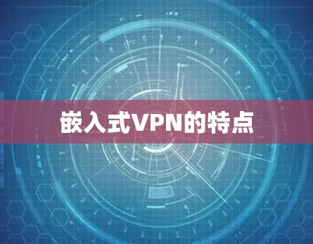 嵌入式VPN的特点