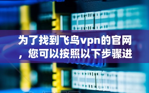 为了找到飞鸟vpn的官网，您可以按照以下步骤进行