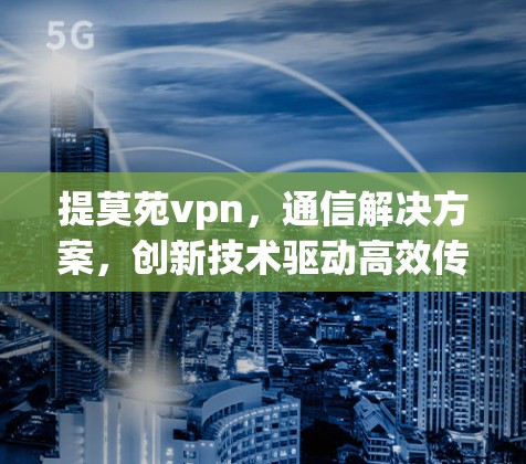 提莫苑vpn，通信解决方案，创新技术驱动高效传输