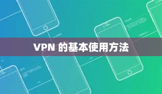 VPN 的基本使用方法