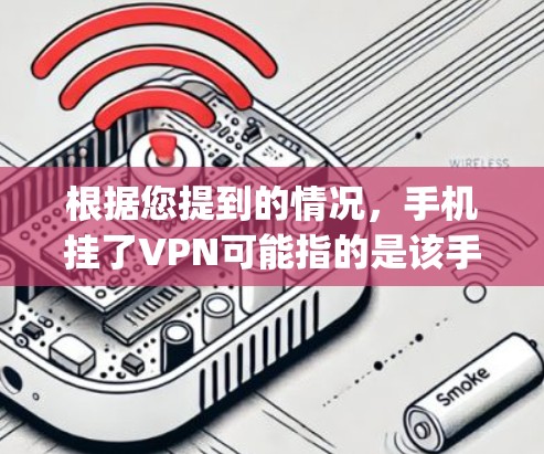 根据您提到的情况，手机挂了VPN可能指的是该手机上存在某个VPN软件，或者该软件hangs到手机上，导致手机显示挂VPN状态。以下是一些建议，帮助您解决问题