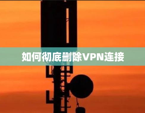 如何彻底删除VPN连接