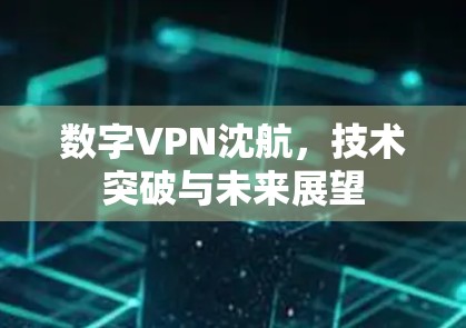 数字VPN沈航，技术突破与未来展望