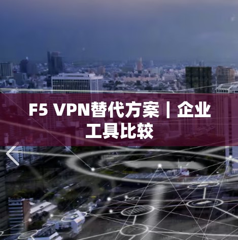 F5 VPN替代方案｜企业工具比较