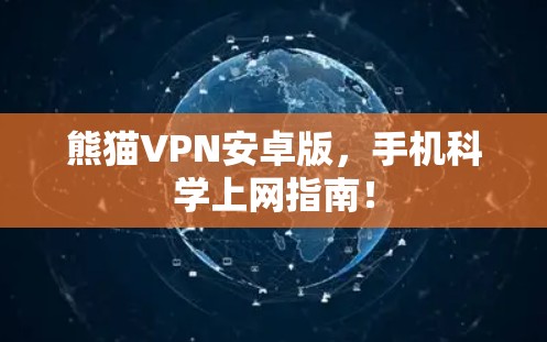 熊猫VPN安卓版，手机科学上网指南！