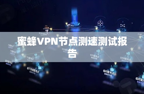 蜜蜂VPN节点测速测试报告