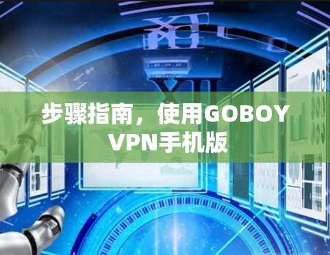 步骤指南，使用GOBOY VPN手机版