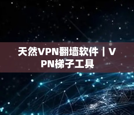 天然VPN翻墙软件｜VPN梯子工具