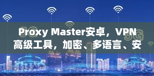 Proxy Master安卓，VPN高级工具，加密、多语言、安全缓存管理，云访问设备管理，轻松构建个人VPN