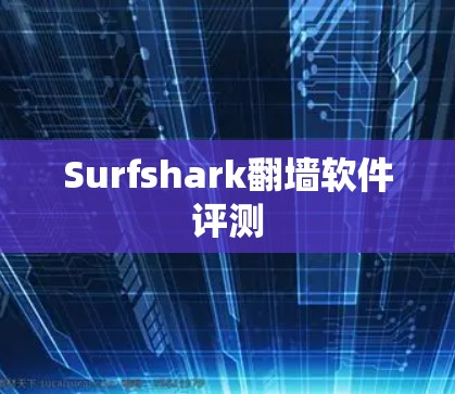 Surfshark翻墙软件评测