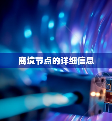离境节点的详细信息