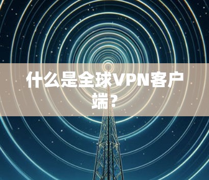 什么是全球VPN客户端? 什么是全球VPN客户端?