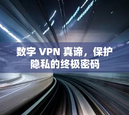 数字 VPN 真谛,保护隐私的终极密码 数字 VPN 真谛,保护隐私的终极密码