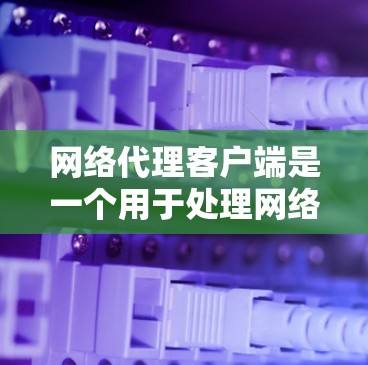 网络代理客户端是一个用于处理网络请求的客户端程序，它在网页或服务器上运行，负责解析请求并发送到对应的服务器。以下是对网络代理客户端的详细说明