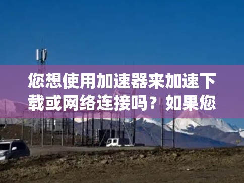 您想使用加速器来加速下载或网络连接吗？如果您正在使用安卓系统，以下是一些步骤，您可以按照以下步骤操作