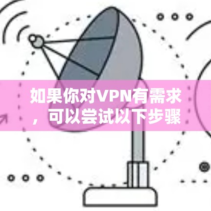 如果你对VPN有需求，可以尝试以下步骤