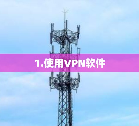 1.使用VPN软件