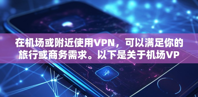 在机场或附近使用VPN，可以满足你的旅行或商务需求。以下是关于机场VPN订阅的一些实用信息