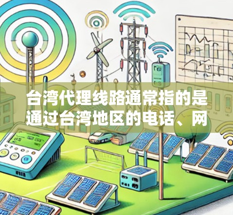 台湾代理线路通常指的是通过台湾地区的电话、网络或其他方式联系大陆地区或国际交流的业务。以下是一些可能的情况和解释