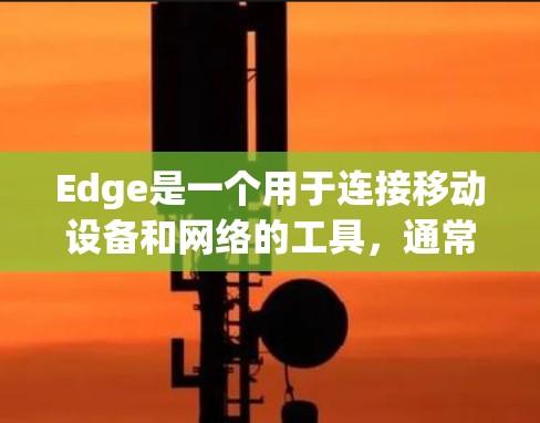 Edge是一个用于连接移动设备和网络的工具，通常用于移动应用开发或用户体验设计。如果您的设备或Edge版本有权限问题，可以按照以下步骤操作