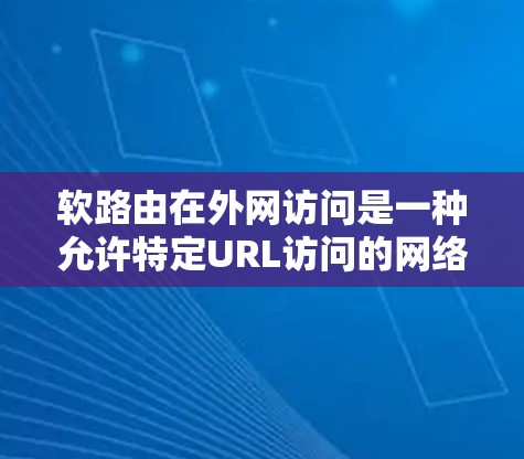 软路由在外网访问是一种允许特定URL访问的网络访问控制机制，不同于硬路由的严格限制。以下是关于软路由在外网访问的详细分析