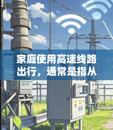 家庭使用高速线路出行，通常是指从本地城市到乡下或乡下到本地的交通方式。高速线路通常是通过隧道或桥梁连接城市和农村地区的道路，以提供快速、经济的交通