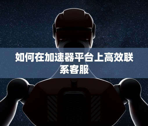 如何在加速器平台上高效联系客服