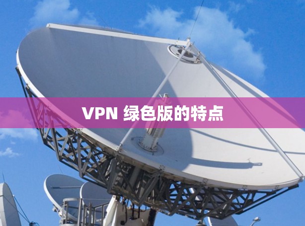 VPN 绿色版的特点 VPN 绿色版的特点