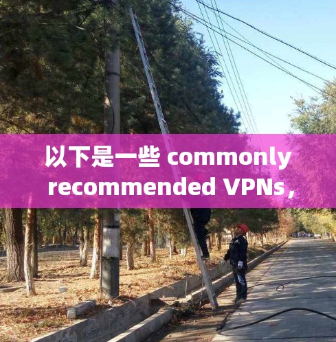 以下是一些 commonly recommended VPNs，供您参考